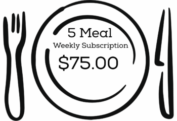 5 Meal Weekly Subscription 