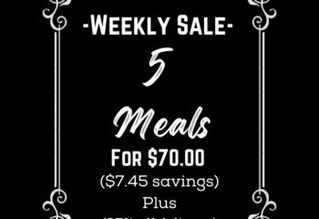 5 Meal Weekly Subscription