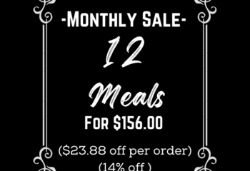 12 Meal Weekly Subscription 