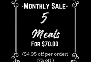 5 Meal Weekly Subscription 