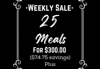 25 Meal Weekly Subscription 