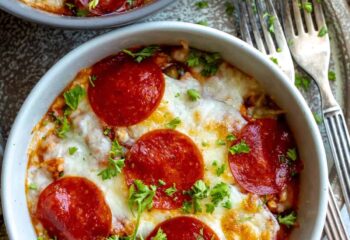 Entrée: #5 Turkey Pepperoni Pizza Bowl