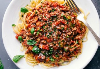 Entrée: #6 Spaghetti Turkey Bolognese