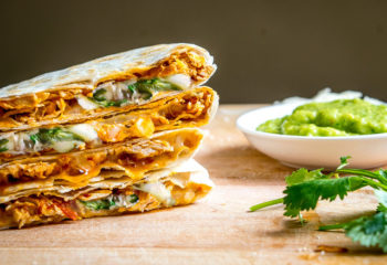 Entrée: #9 Chicken Tinga Quesadilla