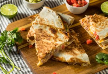 Entrée: #9 Pork Carnitas Quesadilla