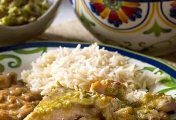 Entrée: #7 Pork Tenderloin Salsa Verde