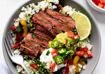 Entrée: #7 Steak Fajita Bowl