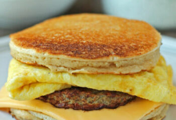 Breakfast: #9 Maple Pancake Breakfast Sandwich