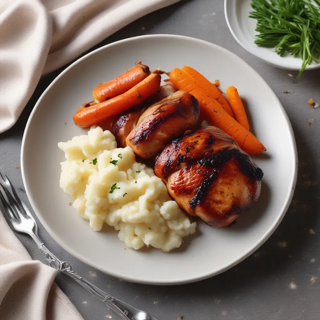 bbq-glazed-chicken-with-honey-roasted-carrots-and-garlic-mashed-potatoes-PbqmmkA2sC