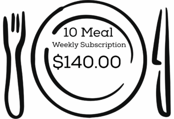 10 Meal Weekly Subscription