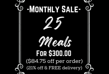 25 Meal Weekly Subscription