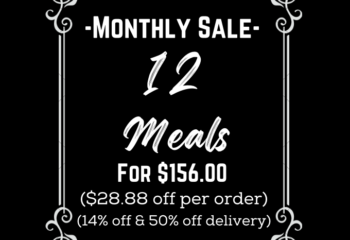 12 Meal Weekly Subscription