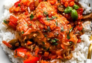 Entrée: #8 Pork Cacciatore Entrée: #8 Pork Cacciatore