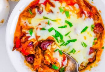 Entrée: #8 Supreme Pizza Bowl