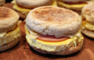 Breakfast: #9 Canadian Bacon Breakfast Sandwich