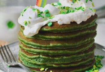 Breakfast: #10 Shamrock Swirl Protein Pancakes