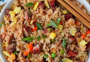 Entrée: #8 Pork Fried Rice