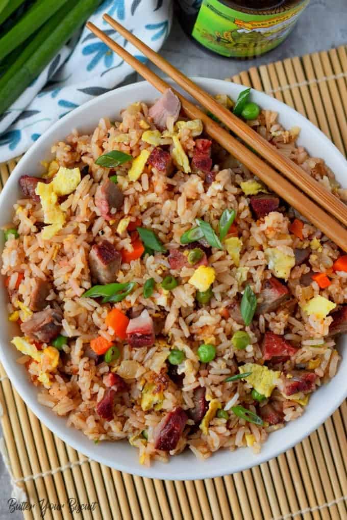 Entrée: #8 Pork Fried Rice